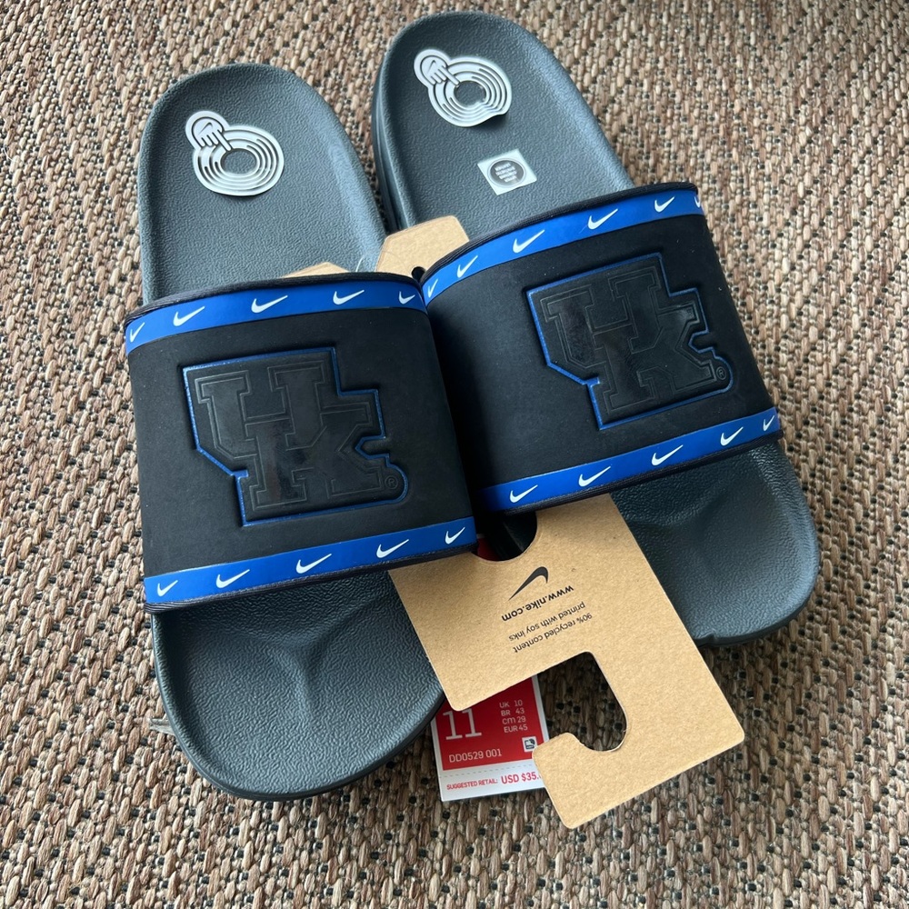 Nike Offcourt slide Kentucky edition NWT sz 11 mens